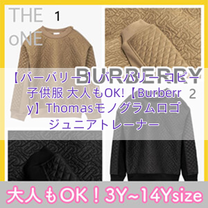 Read more about the article 【バーバリー 】バーバリー コピー 子供服 大人もOK!【Burberry】Thomasモノグラムロゴ ジュニアトレーナー